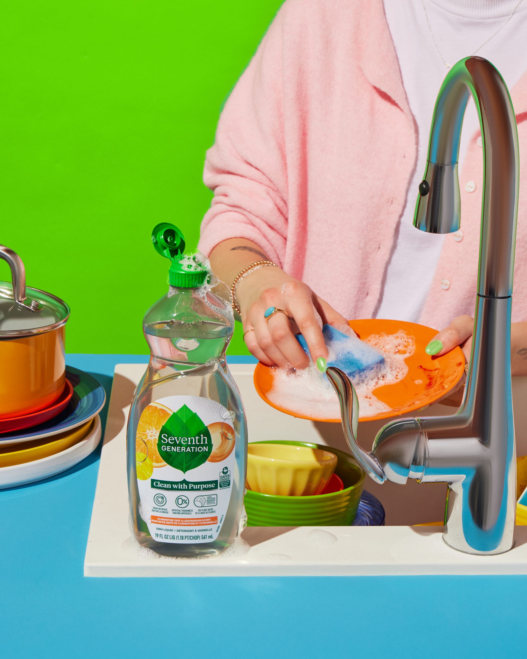 Dish Soap - Clementine Zest & Lemongrass - Image 3