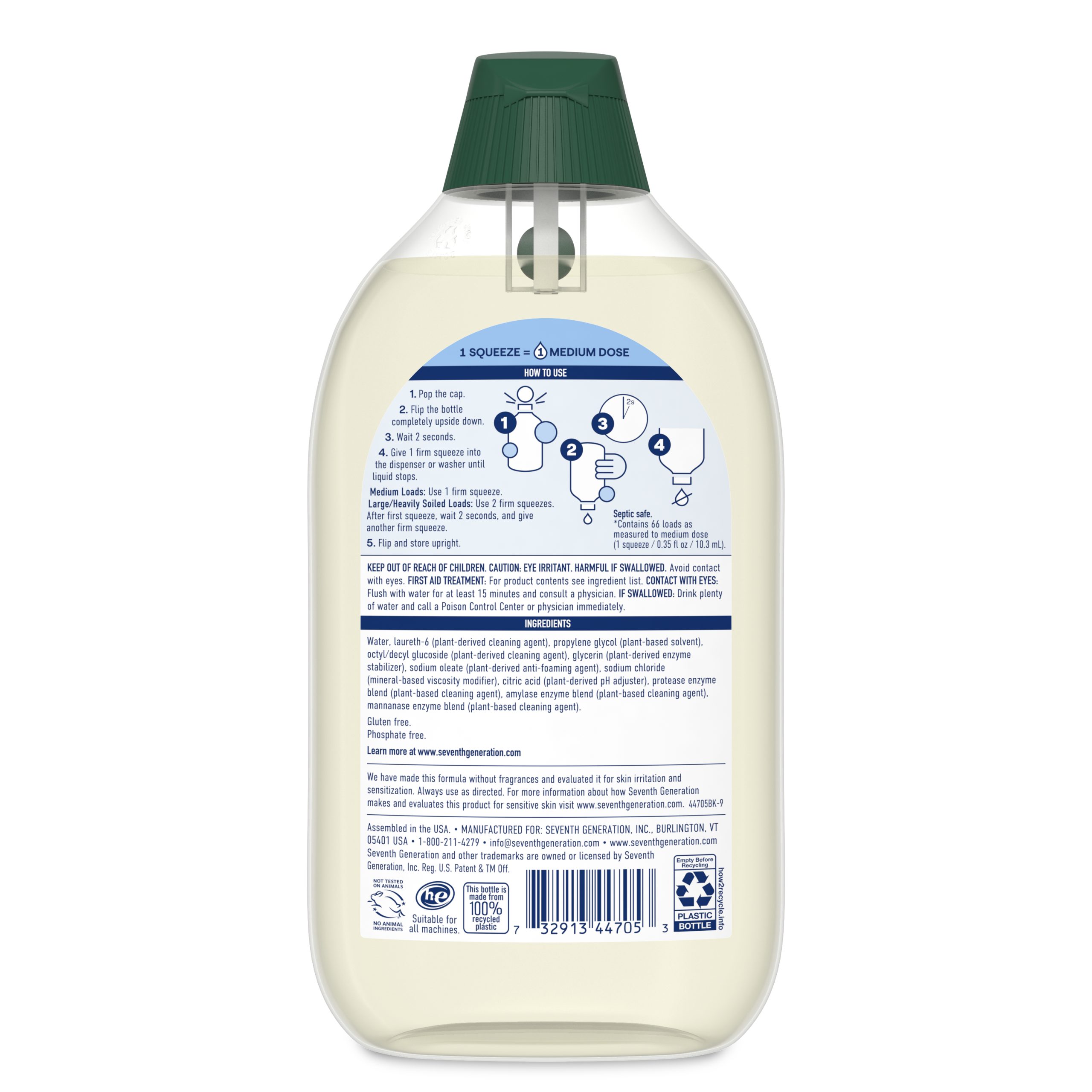 EasyDose Ultra Concentrated Laundry Detergent - Free & Clear - Image 2