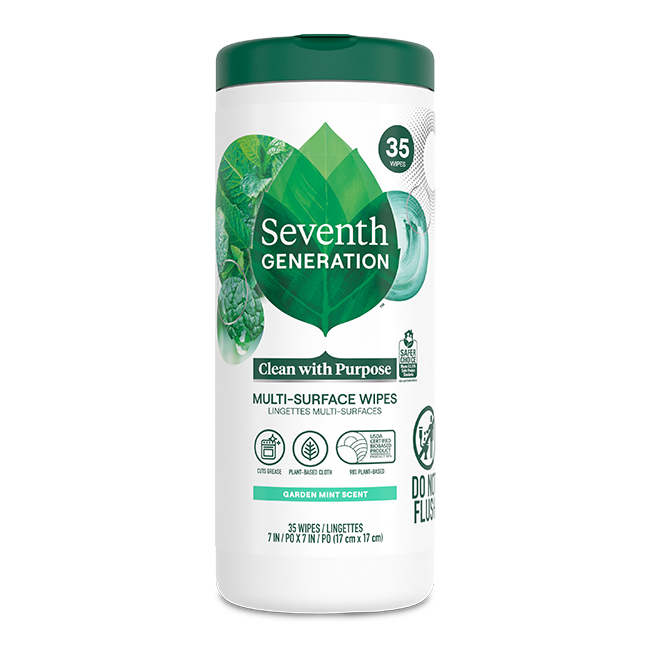 Multi-Surface Wipes - Garden Mint