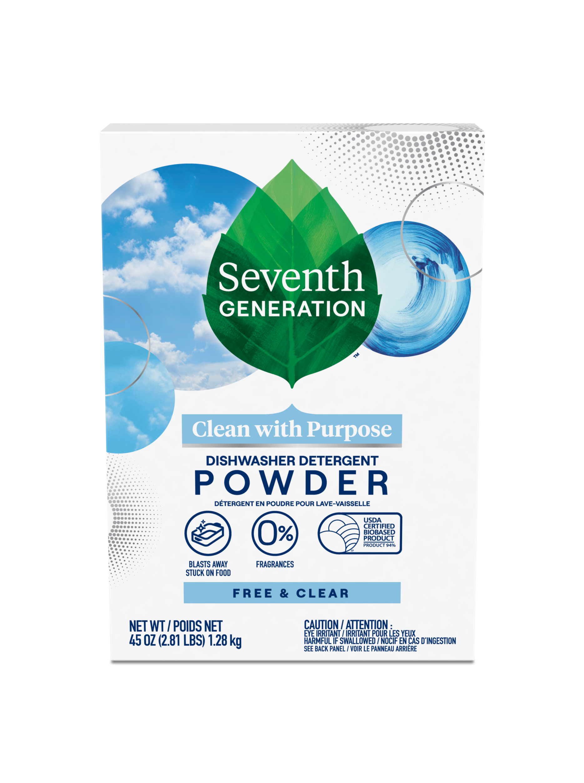 Dishwasher Detergent Powder - Free & Clear