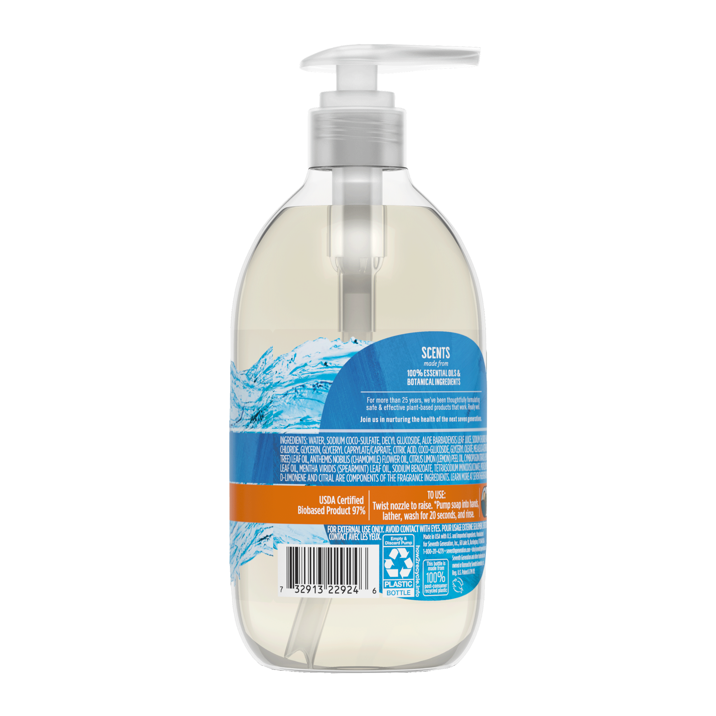 Purely Clean Hand Wash - Fresh Lemon & Tea Tree - Image 2