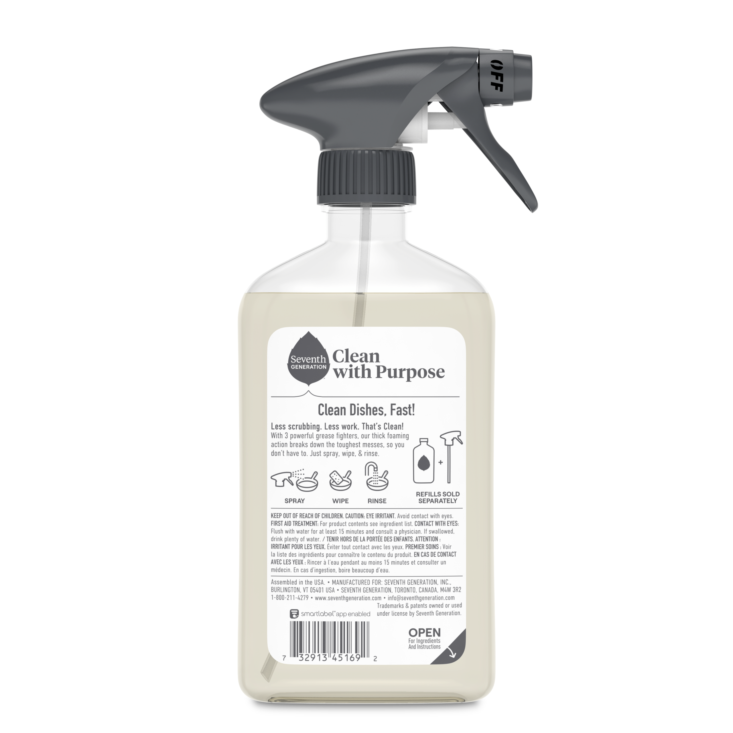 Foaming Dish Spray - Mandarin Orange - Image 2