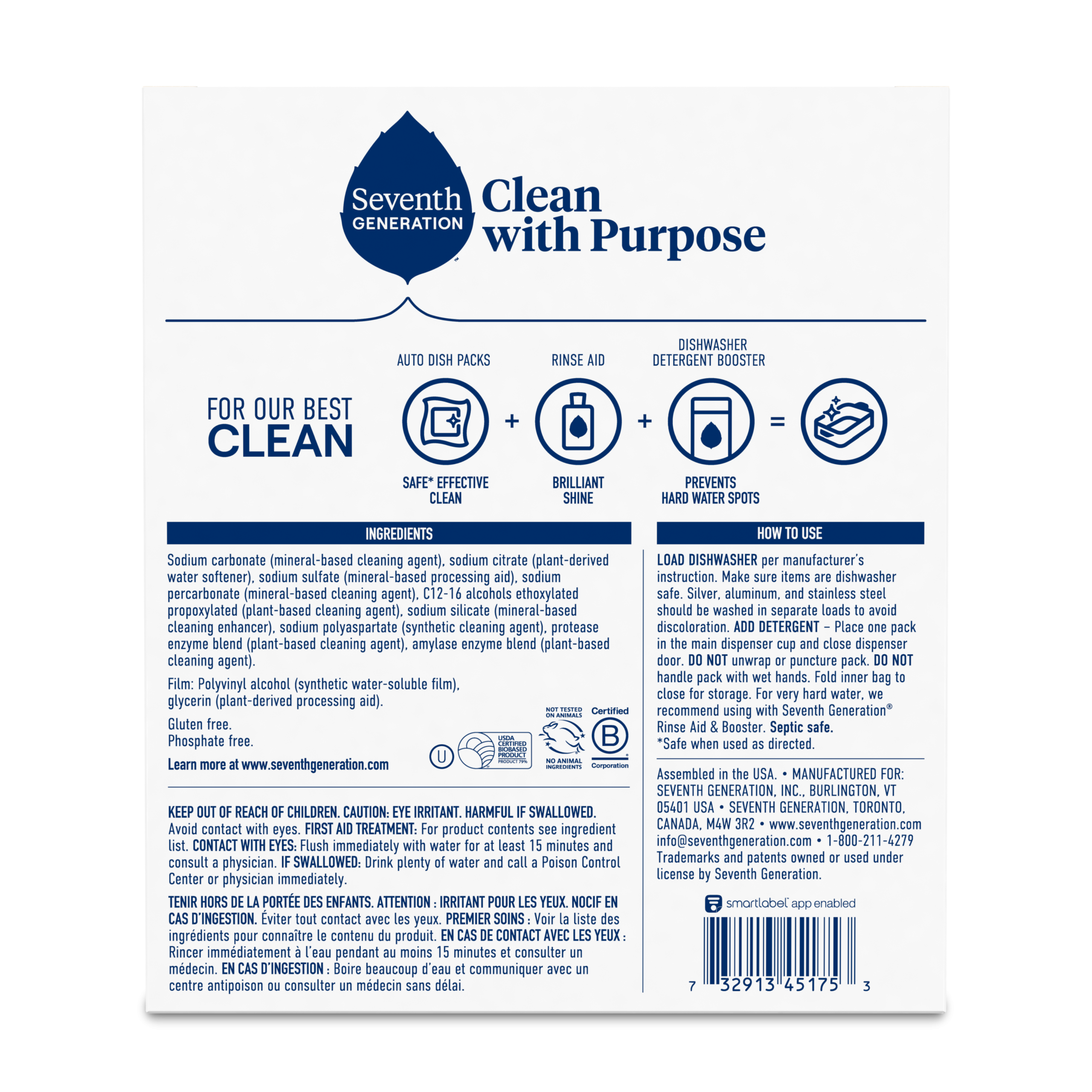 Dishwasher Detergent Packs - Free & Clear - Image 2