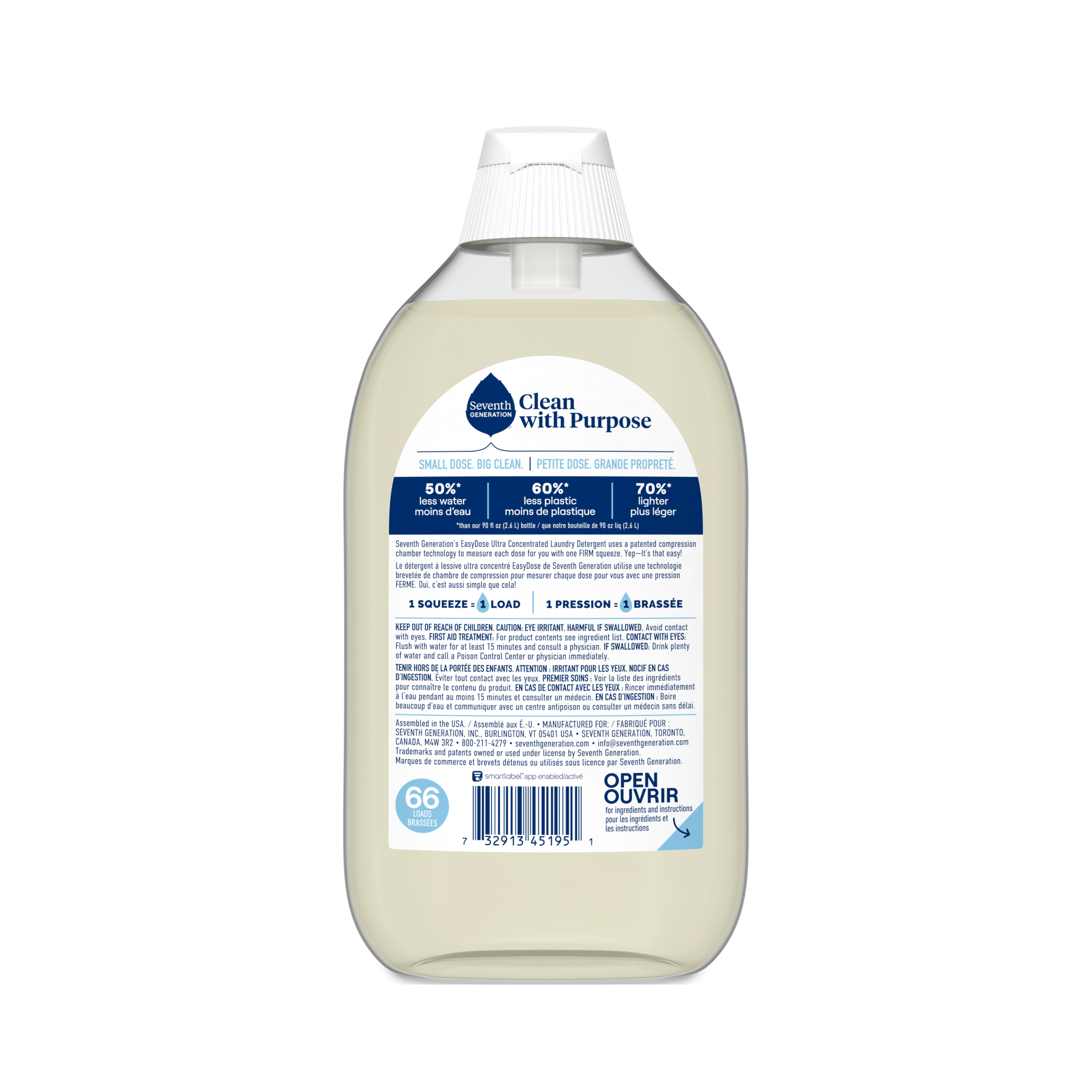 EasyDose Ultra Concentrated Baby Laundry Detergent - Free & Clear - Image 2