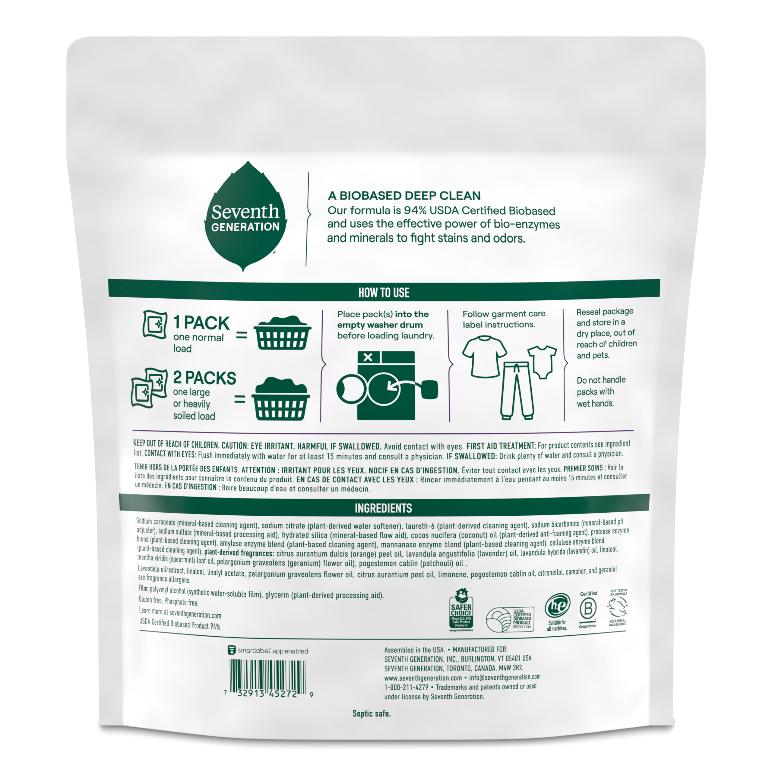 Laundry Detergent Packs - Fresh Lavender - Image 2
