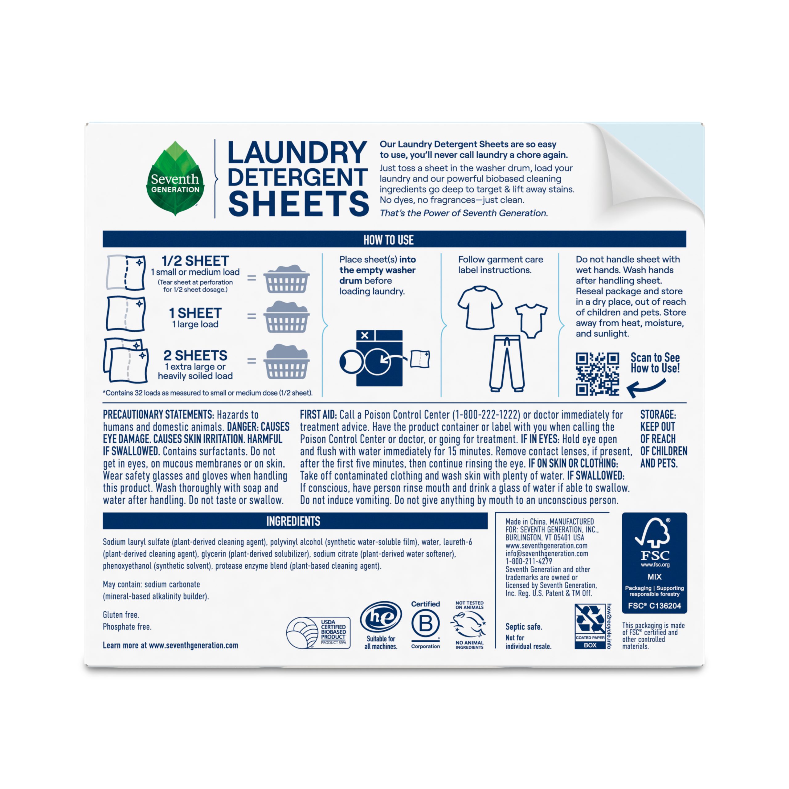 Laundry Detergent Sheets - Free & Clear - Image 2