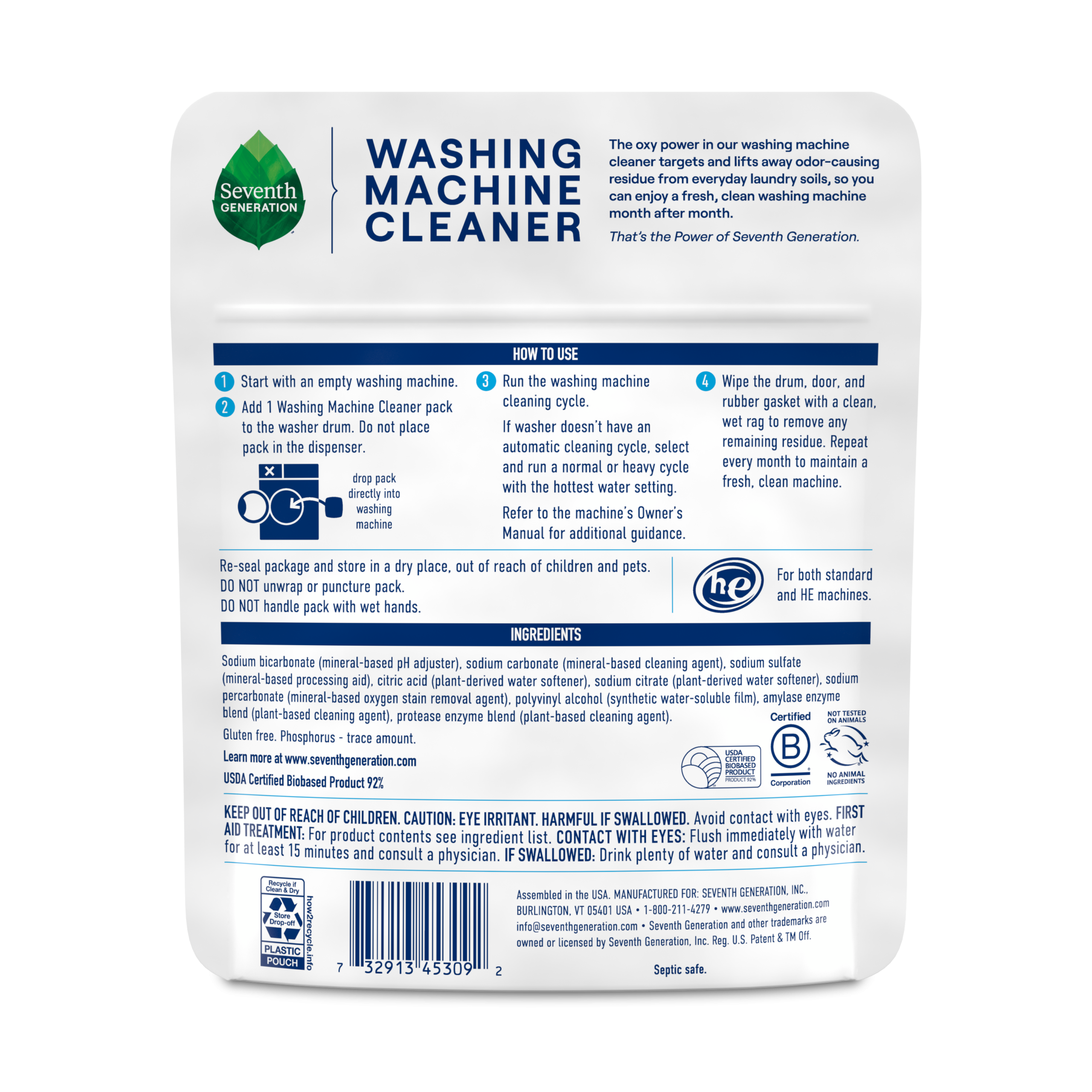 Washing Machine Cleaner - Fragrance Free - Image 2