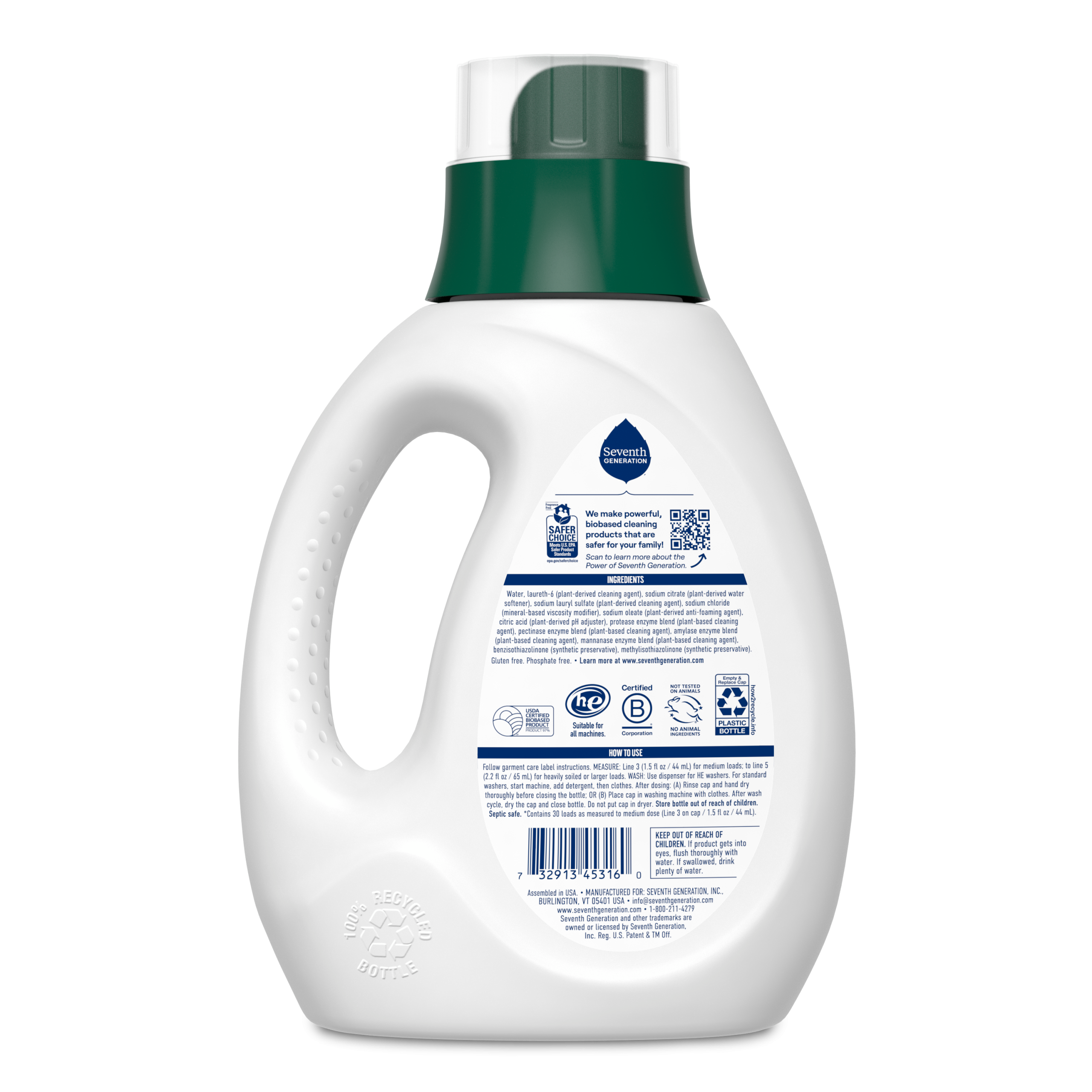 Free & Clear Baby Laundry Detergent - Fragrance Free - Image 2